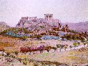 Charles Gifford Dyer Acropolis Spain oil painting artist